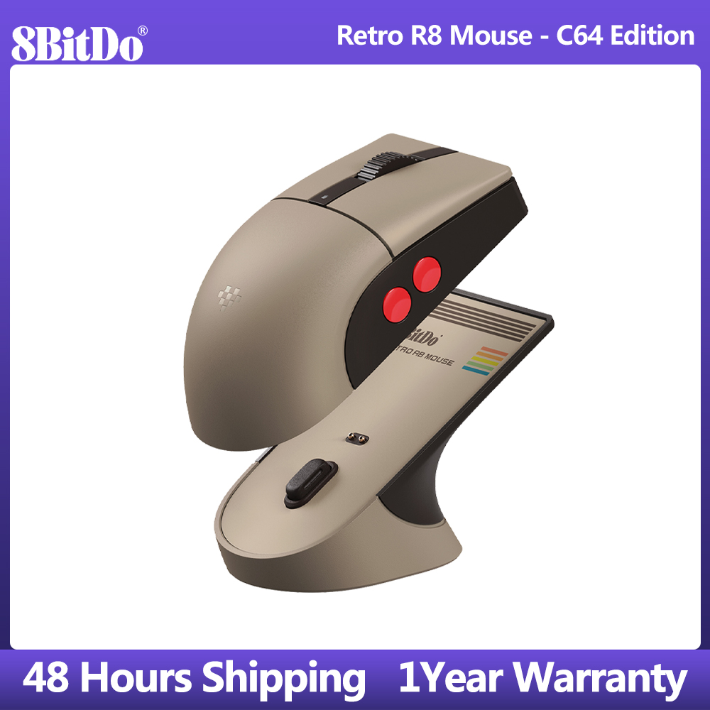 Retro Gaming Style - Mouse Retro 8BitDo R8 com Micro