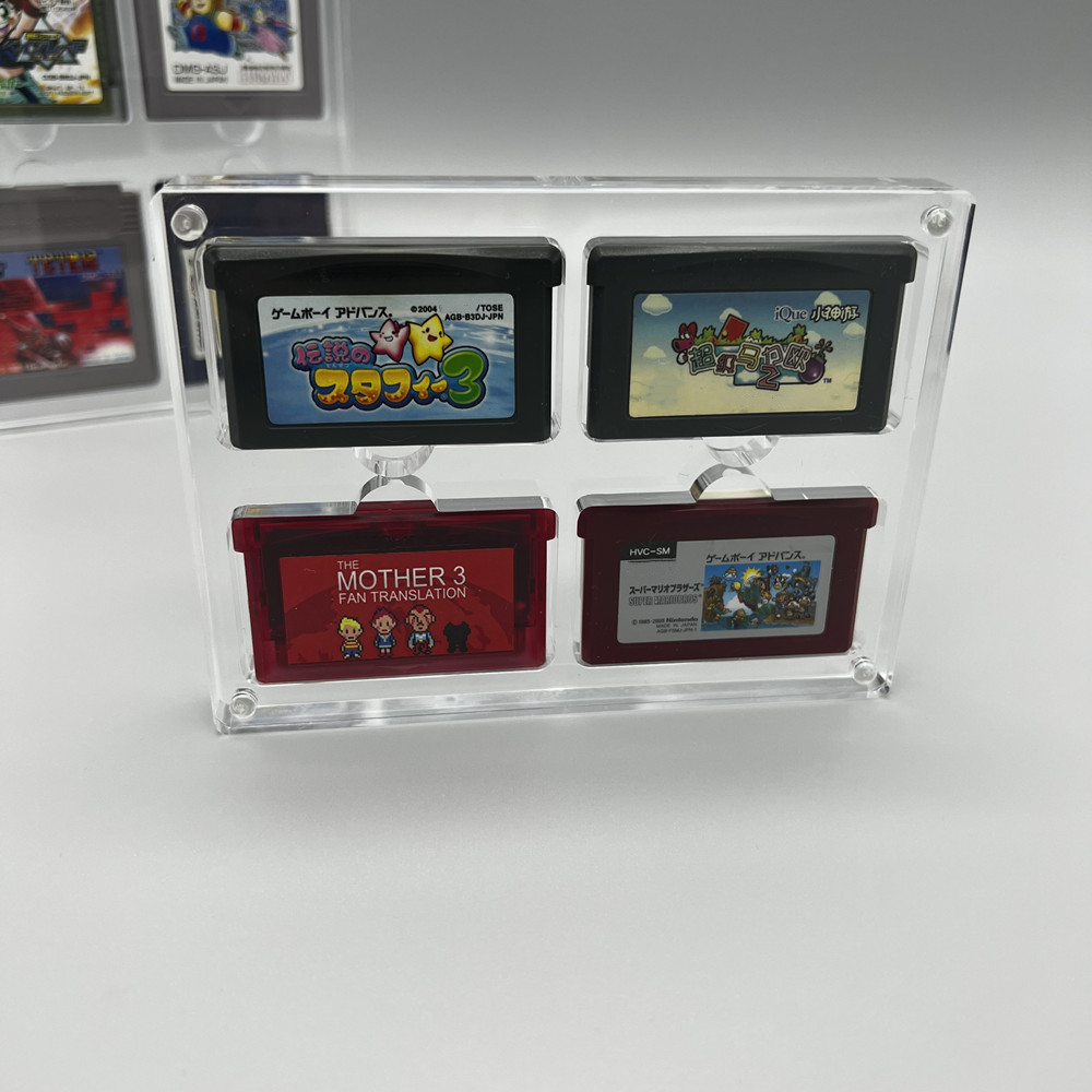 Game Boy Cartridge Holder - Capa de sucção magnética acrílica de