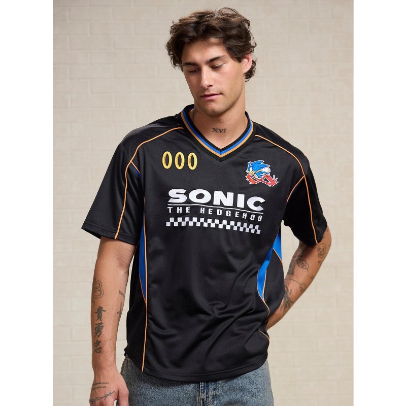Retro Gaming T Shirts - Camiseta Masculina Sonic The Hedgehog Game