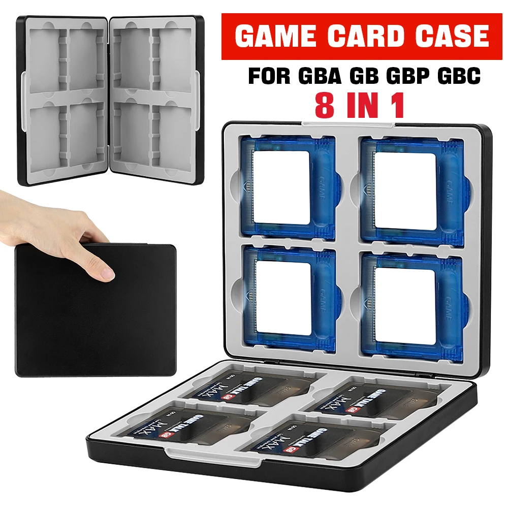 Game Boy Cartridge Holder - Caixa de Armazenamento Portátil 16 em