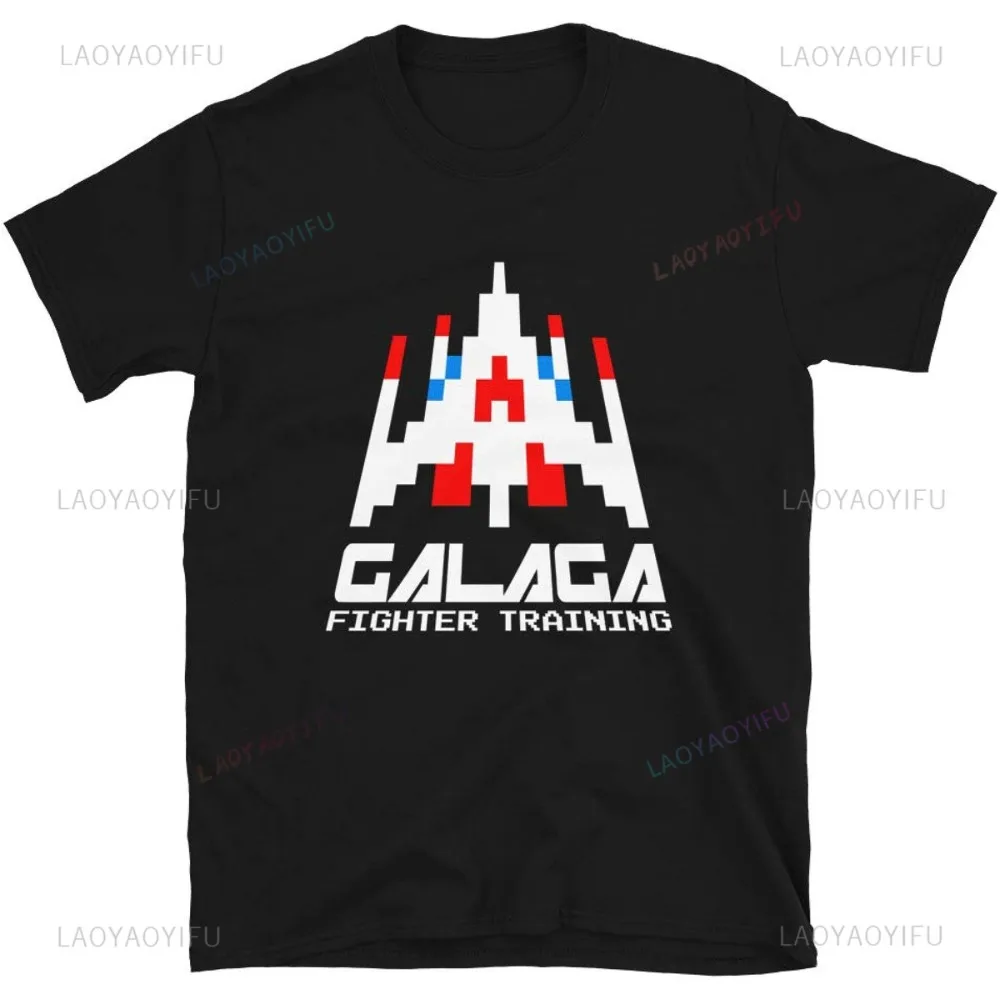 Retro Gaming T Shirts - Arcade Galaga-camiseta vintage masculina, videogame, jogo