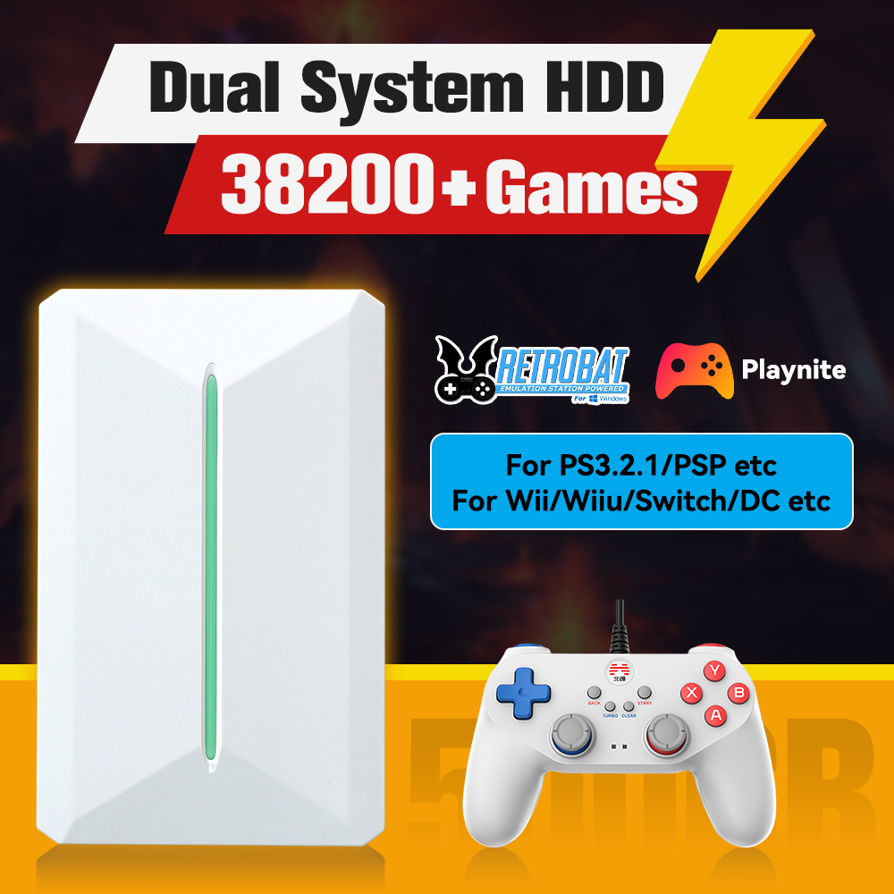 Retro Gaming Theme - Retrobat & playnite sistema hdd console
