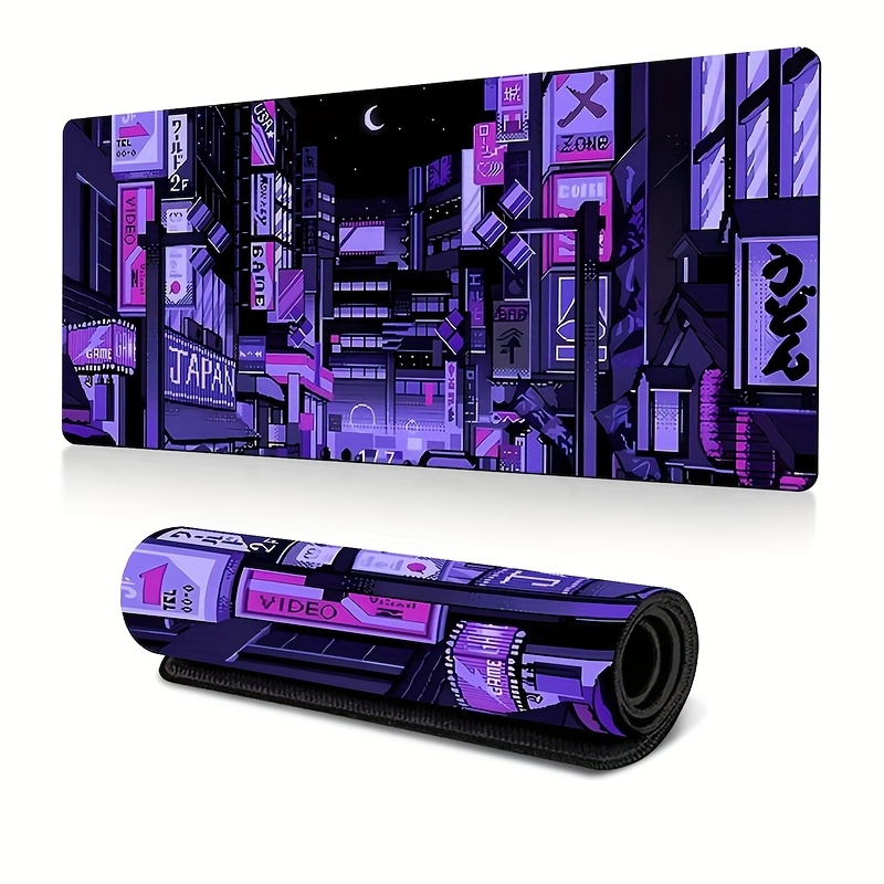 Retro Gaming Tokyo - Tapete de mesa xxl tokyo street,