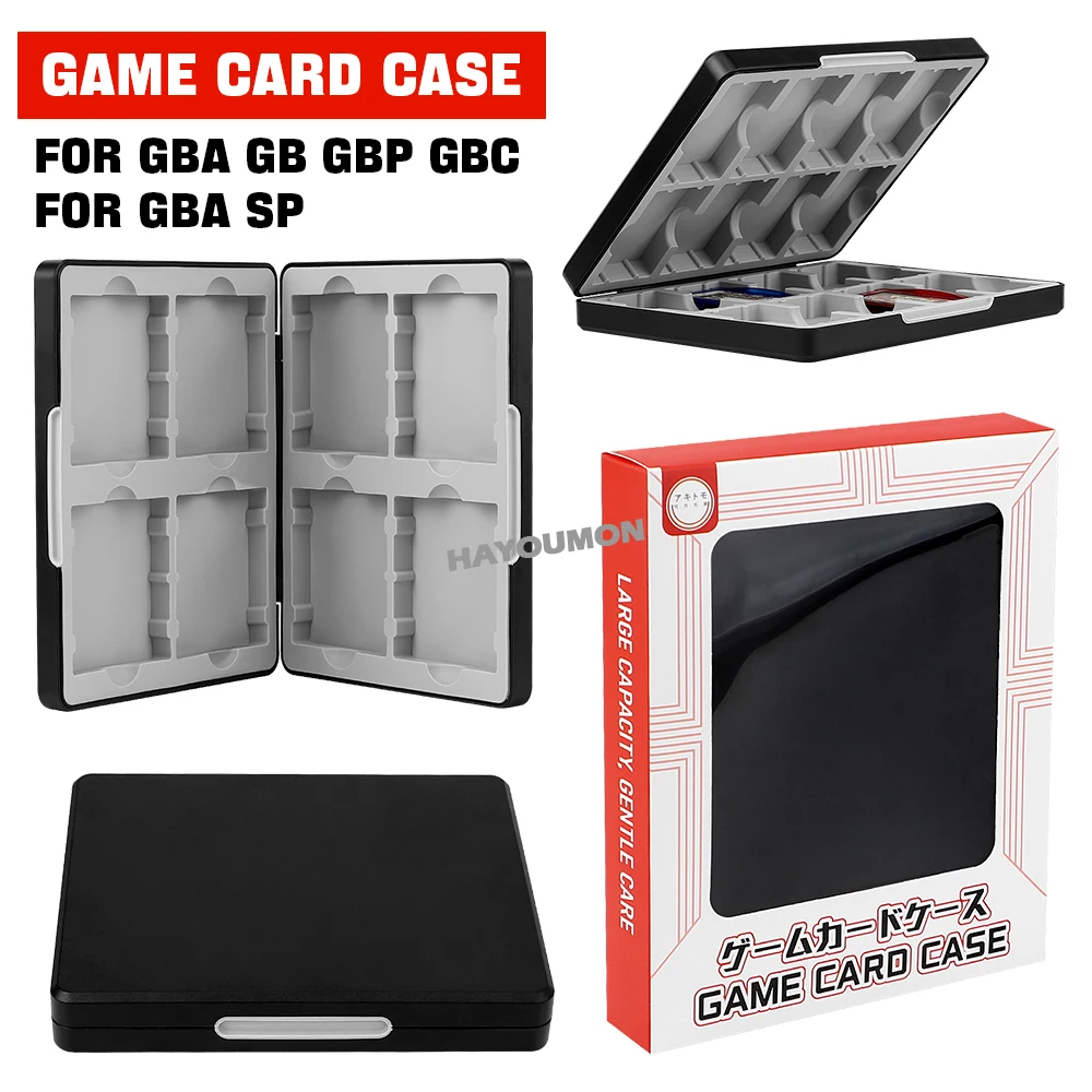 Game Boy Cartridge Holder - Estojo de Armazenamento Magnético 8 em