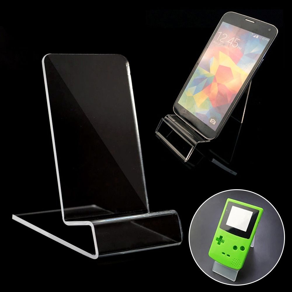 Game Boy Cartridge Holder - Suporte de acrílico transparente para console