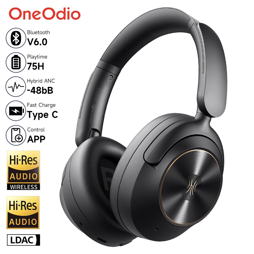 Retro Gaming Headset - Oneodio A6 ANC Fones de ouvido