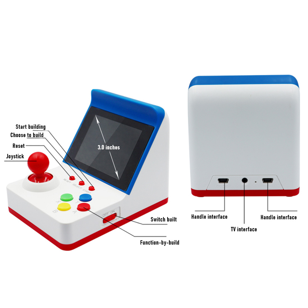 3inch 8Bit Retro Mini Estação  - Retro Gaming Station avaliação e preço