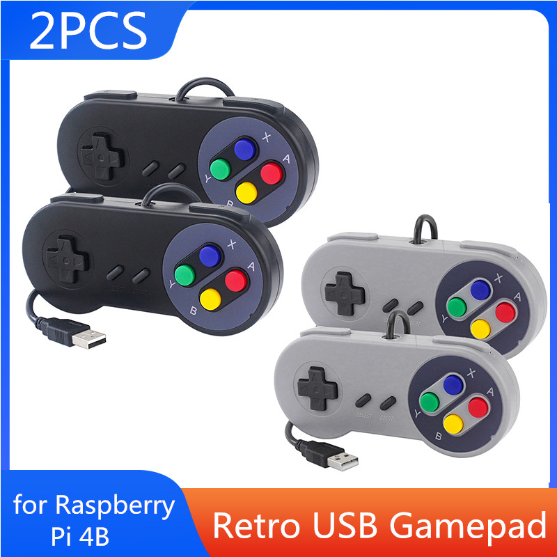 2 pçs usb gamepad retro gaming - Retro Gaming Raspberry Pi avaliação e preço
