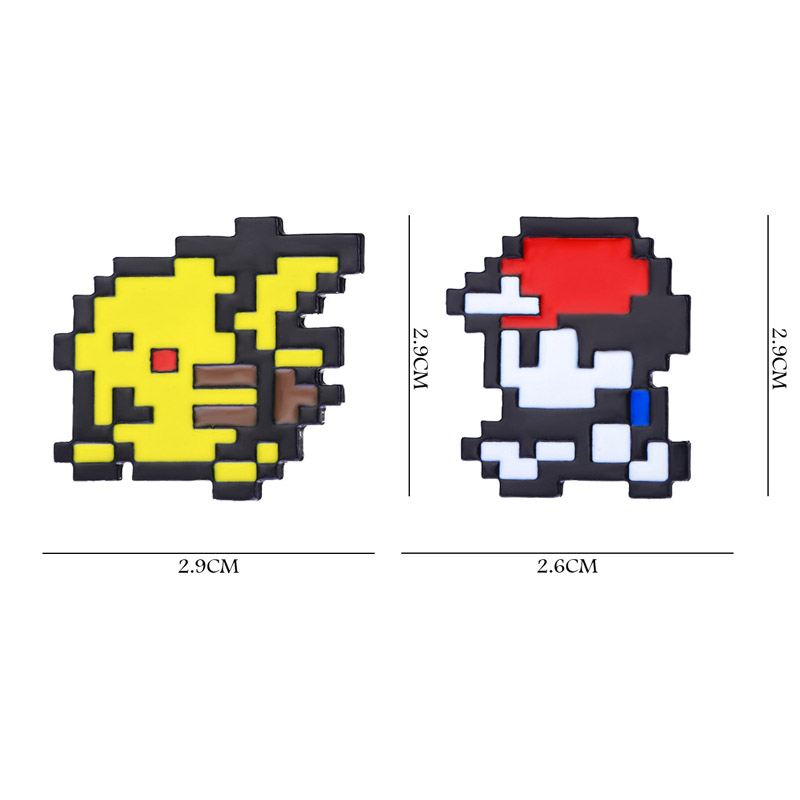 2 Peças Pins de Esmalte Retrô  - Retro Gaming Pokemon avaliação e preço