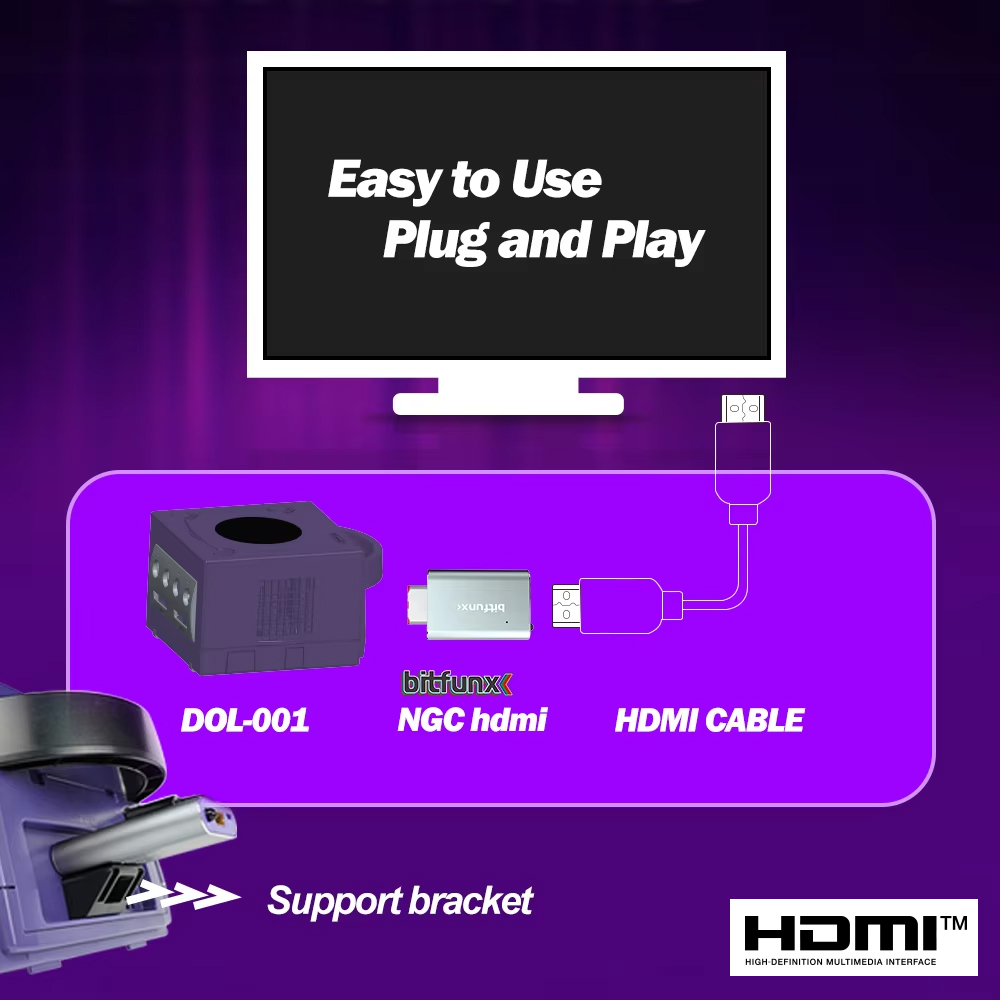 Vídeo HDMI Bitfunx GC ™   Adap - Retro Gaming Hdmi avaliação e preço