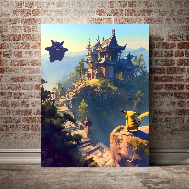Pokémon Retro Cartoon Poster p - Retro Gaming Pokemon avaliação e preço