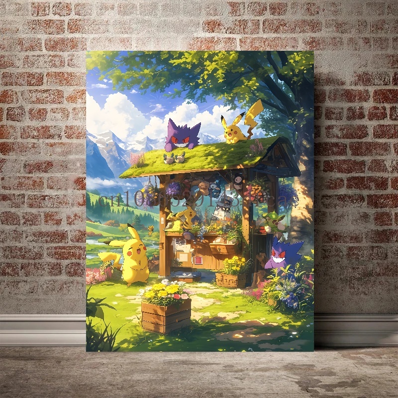 Pokémon Retro Cartoon Poster p - Retro Gaming Pokemon avaliação e preço