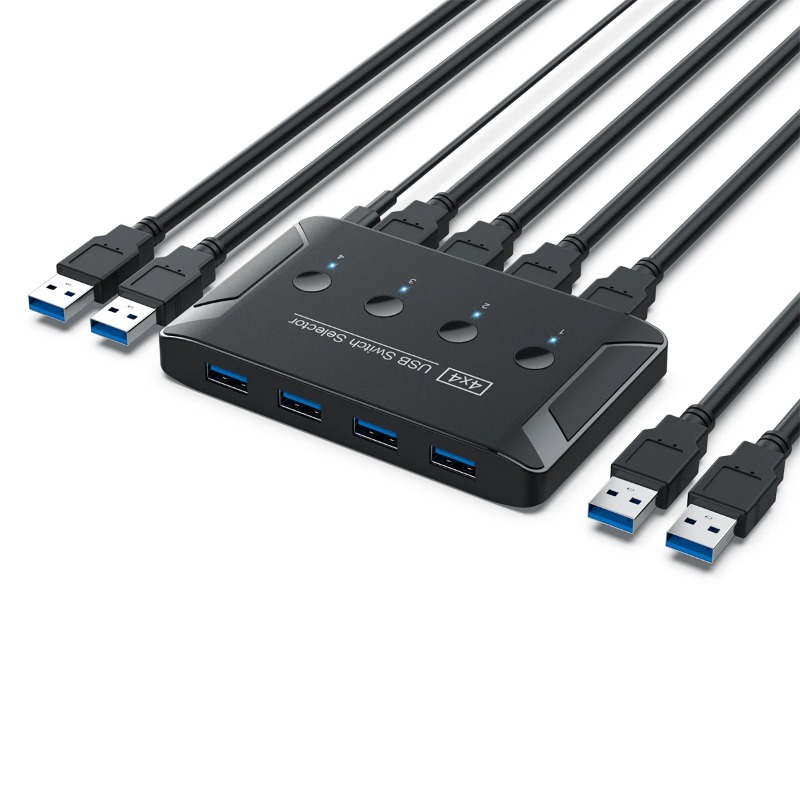 Switch KVM USB 3.0 de 4 Entrad - Controller Adapter Usb avaliação e preço