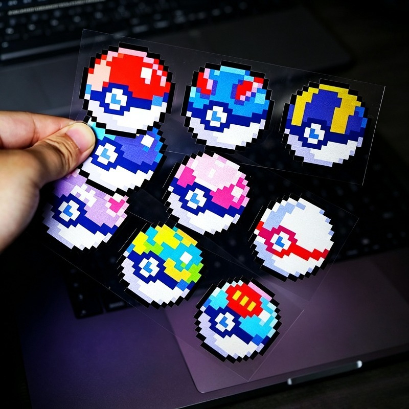 Adesivos Retrô de Bola de Poke - Retro Gaming Pokemon avaliação e preço