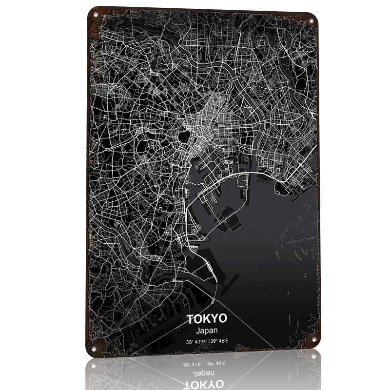 Mapa da Cidade de Tóquio em 3D - Retro Gaming Tokyo avaliação e preço
