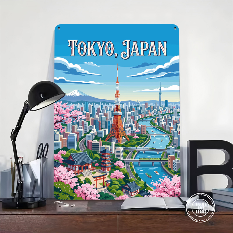 Pôster de Metal Personalizado  - Retro Gaming Tokyo avaliação e preço