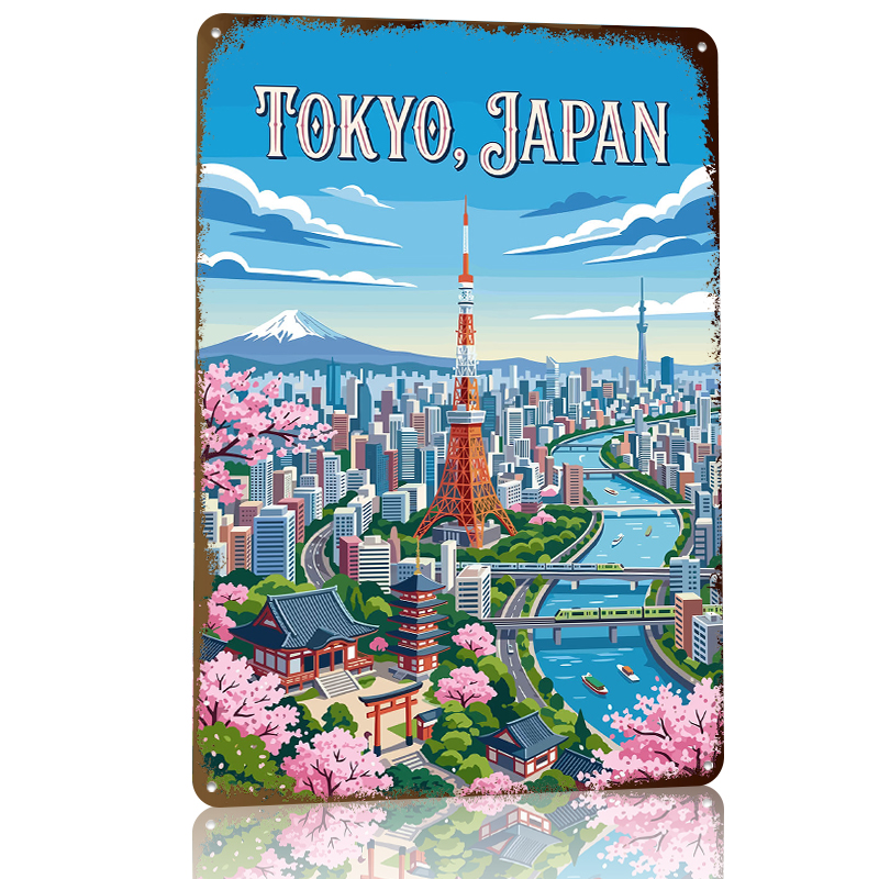 Pôster de Metal Personalizado  - Retro Gaming Tokyo avaliação e preço
