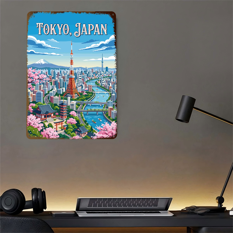 Pôster de Metal Personalizado  - Retro Gaming Tokyo avaliação e preço