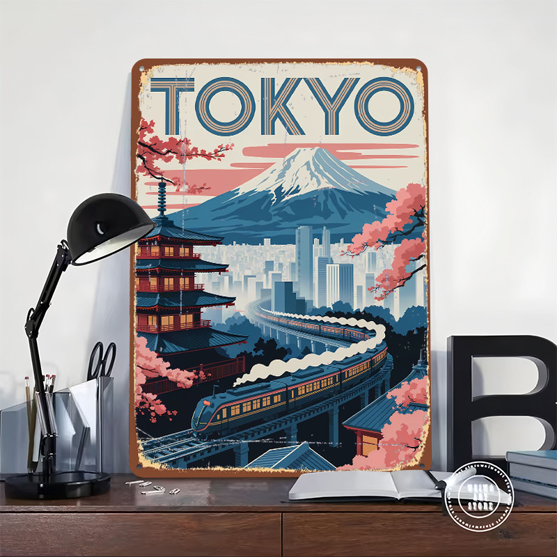 Pôster de Metal Personalizado  - Retro Gaming Tokyo avaliação e preço