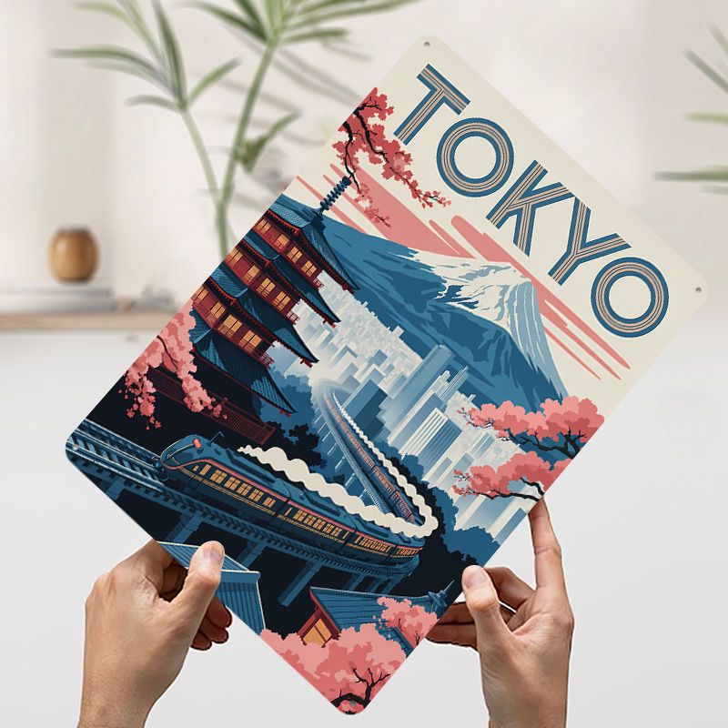 Pôster de Metal Personalizado  - Retro Gaming Tokyo avaliação e preço
