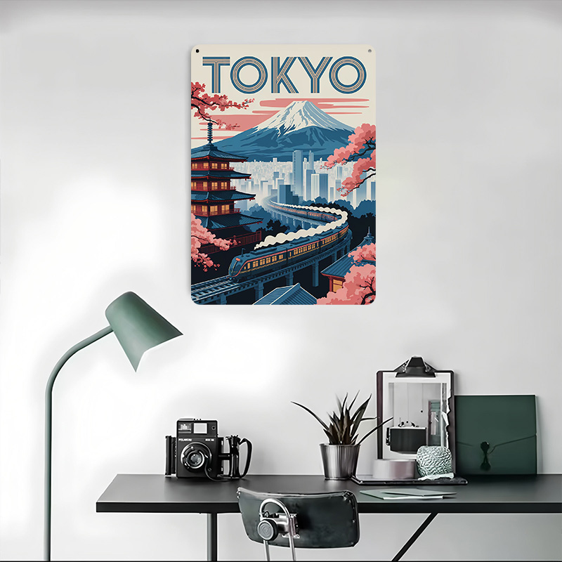 Pôster de Metal Personalizado  - Retro Gaming Tokyo avaliação e preço