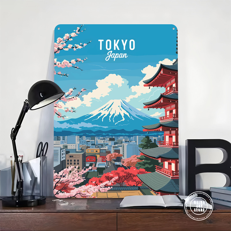 Placa de Metal Personalizada d - Retro Gaming Tokyo avaliação e preço