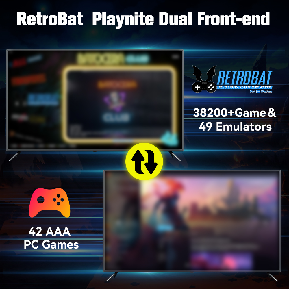 Retrobat & playnite sistema hd - Retro Gaming Theme avaliação e preço