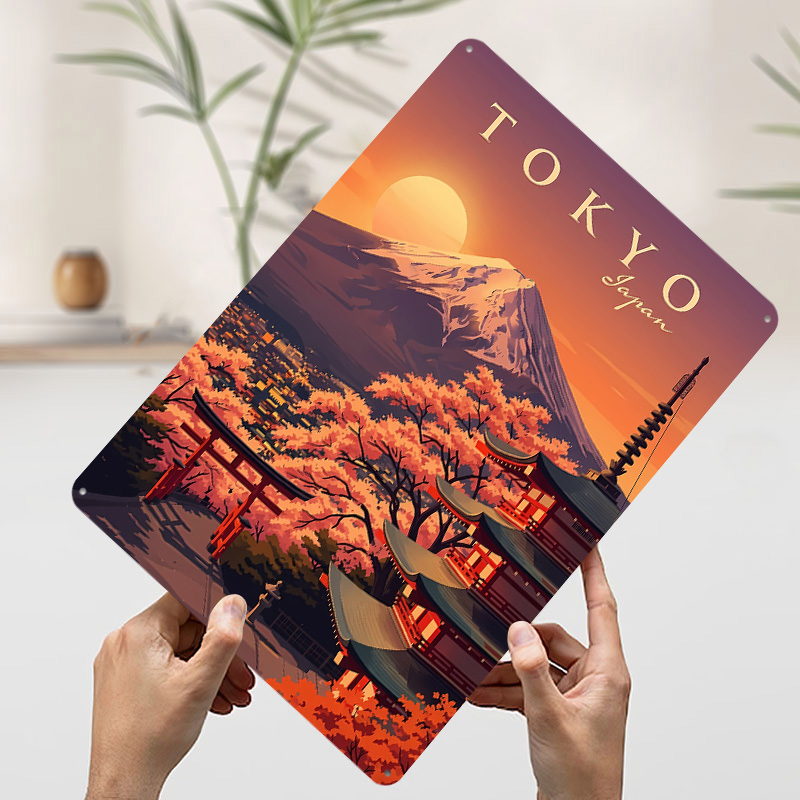 Pôster Metálico Vintage de Via - Retro Gaming Tokyo avaliação e preço