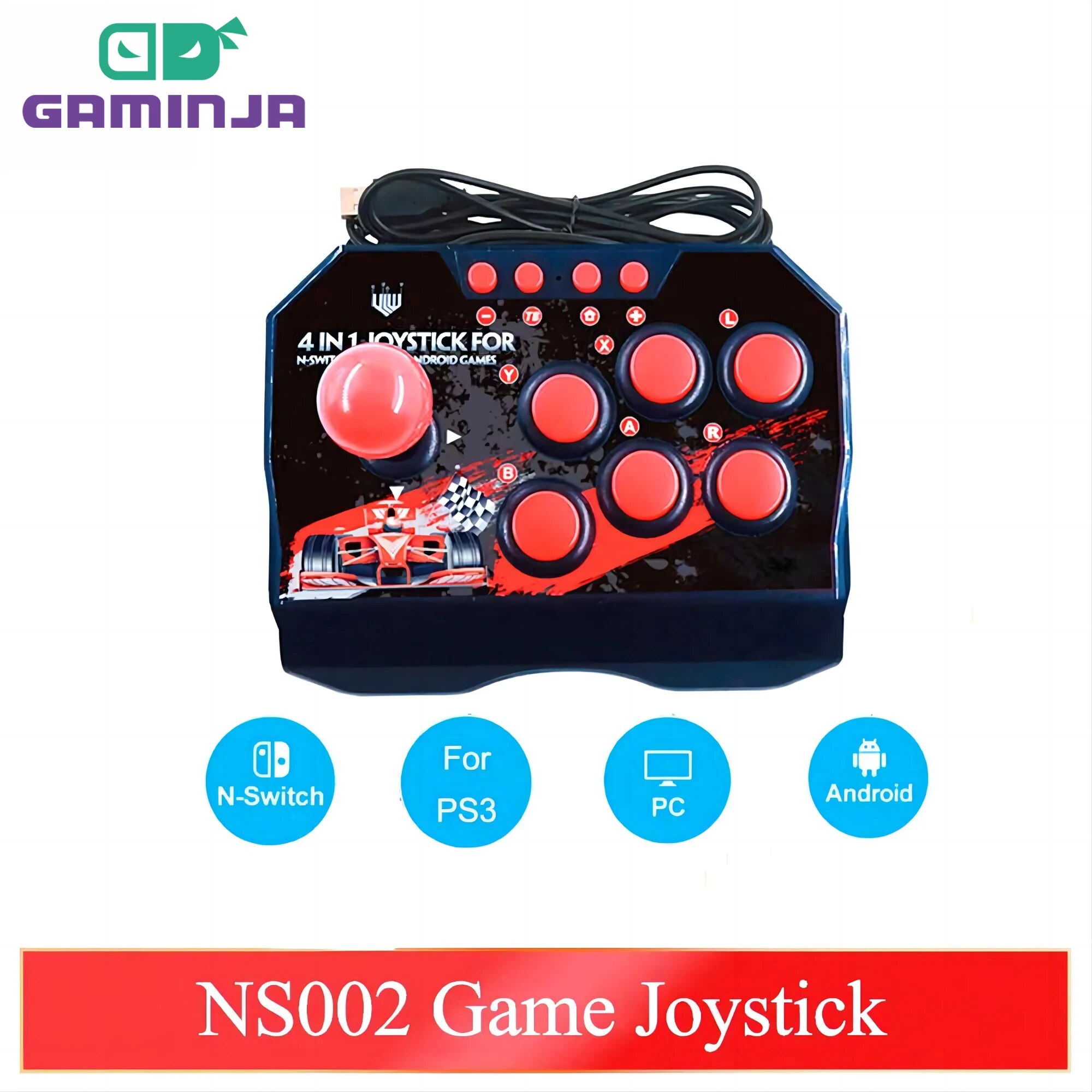 GAMINJA NS002 4 Em 1 Retro Arc - Retro Gaming Theme avaliação e preço
