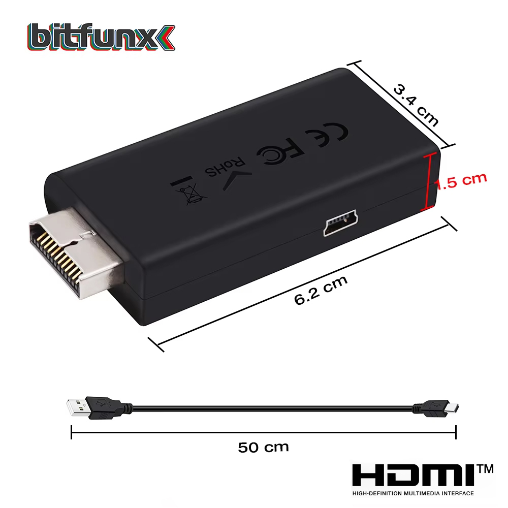 Bitfunx PS2 YPBPR para HDMI ™  - Retro Gaming Hdmi avaliação e preço