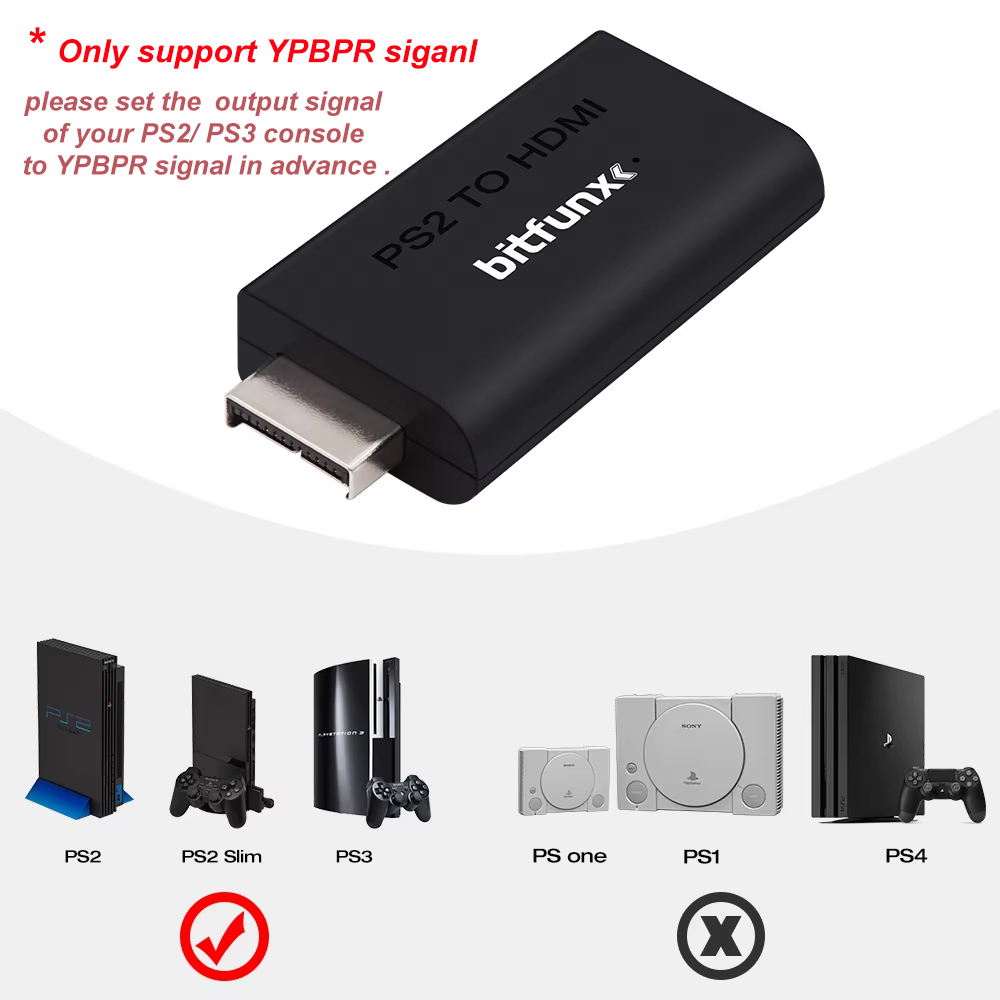 Bitfunx PS2 YPBPR para HDMI ™  - Retro Gaming Hdmi avaliação e preço