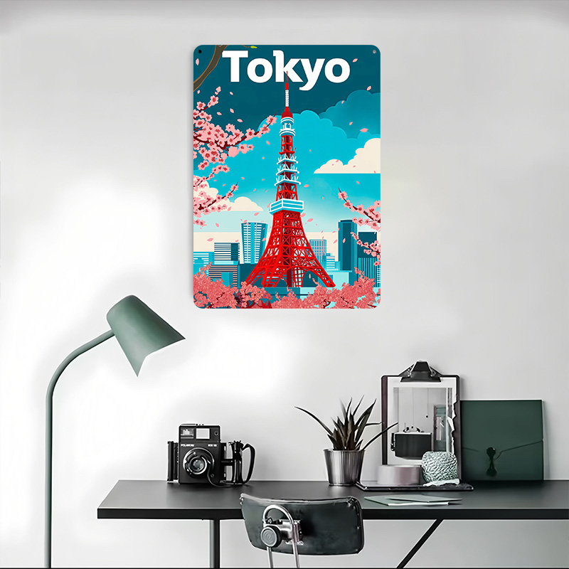 Pôster de Metal Personalizado  - Retro Gaming Tokyo avaliação e preço