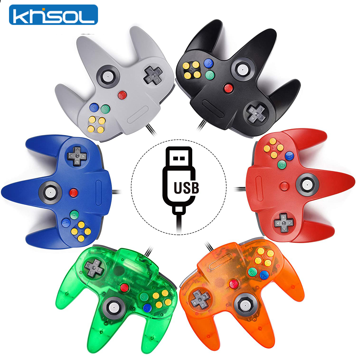 N64 controlador clássico usb c - Retro Gaming Theme avaliação e preço