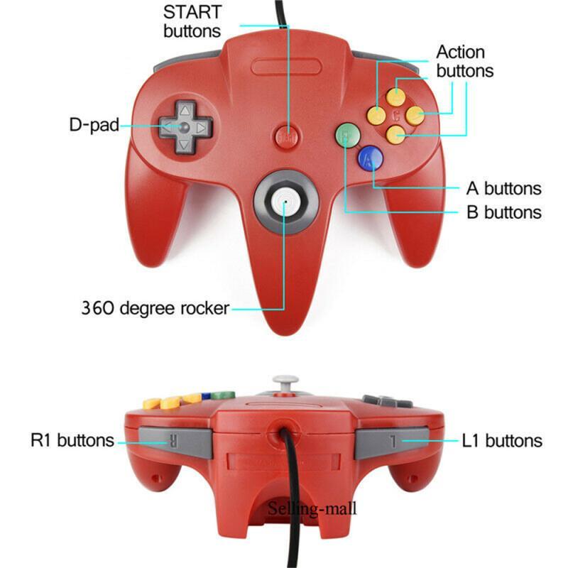N64 controlador clássico usb c - Retro Gaming Theme avaliação e preço