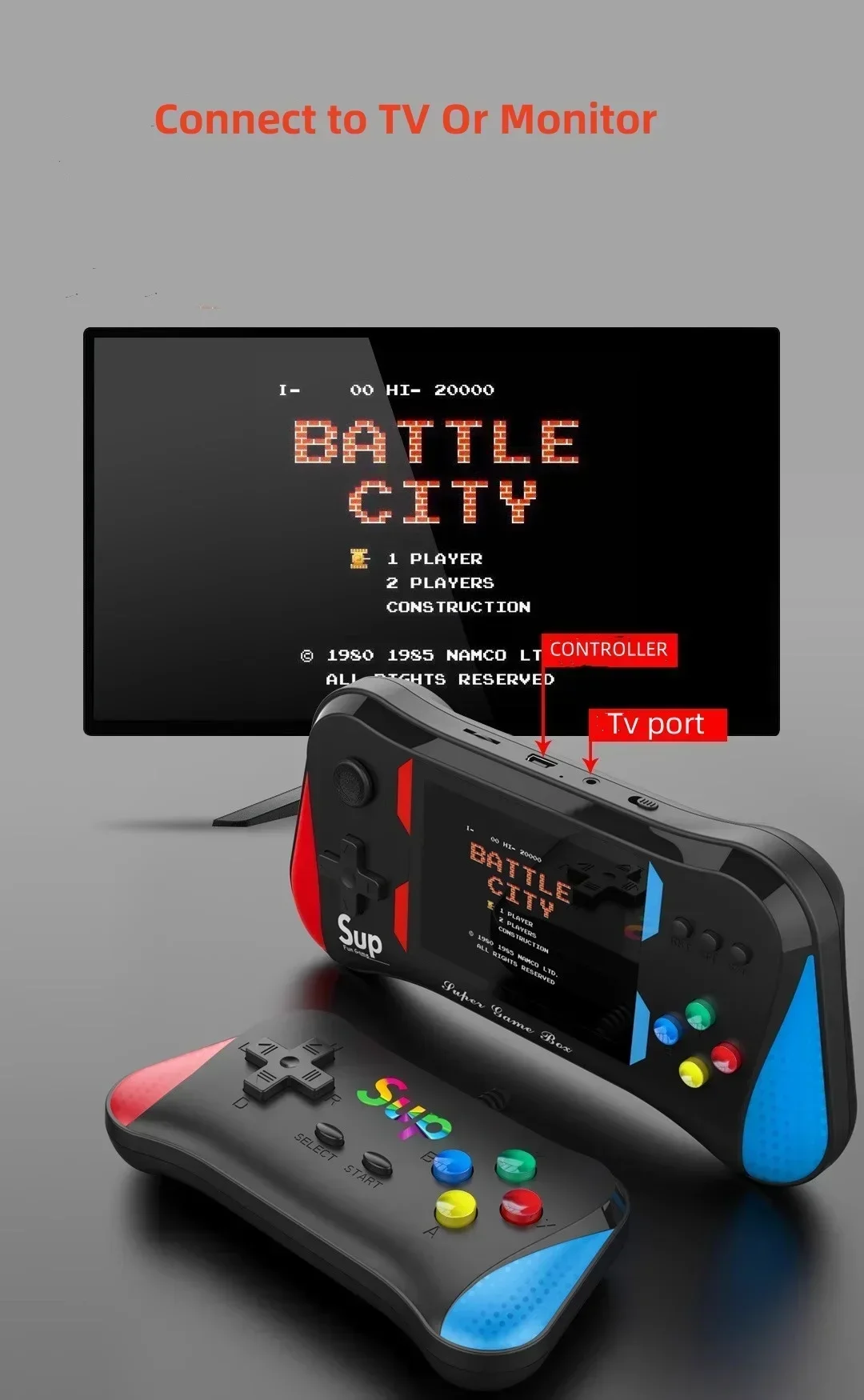 Console de jogo infantil palma - Retro Gaming Station avaliação e preço