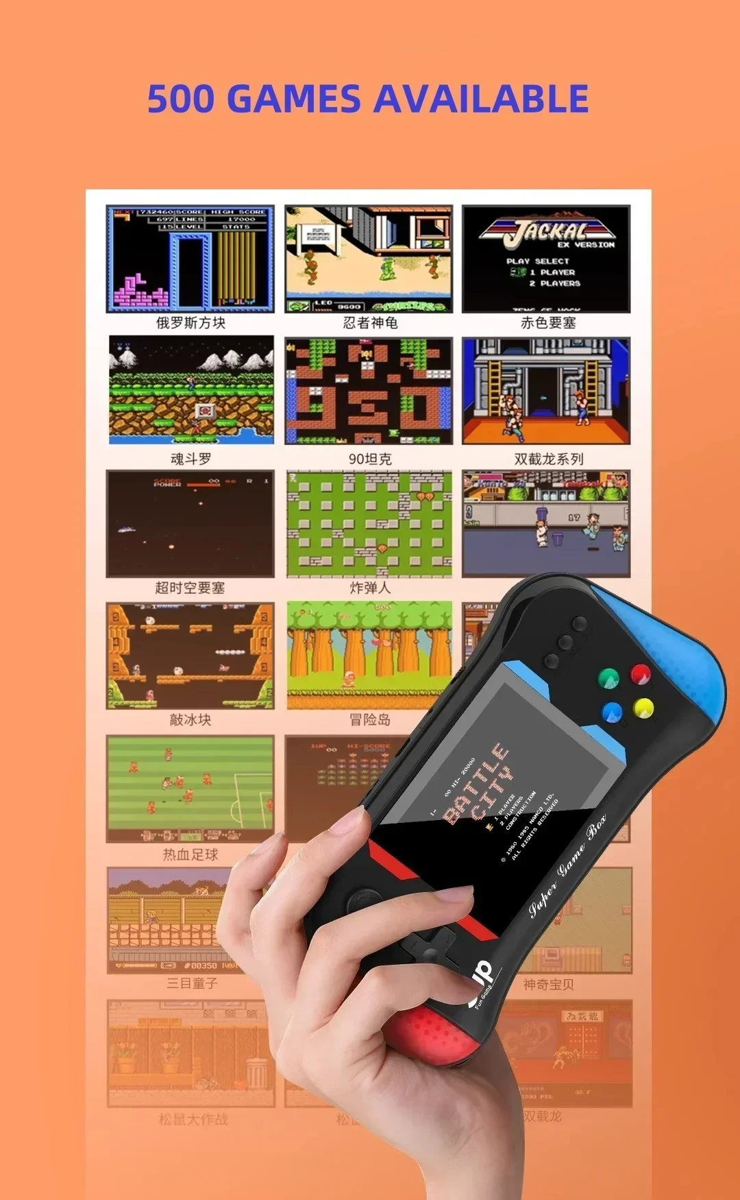Console de jogo infantil palma - Retro Gaming Station avaliação e preço