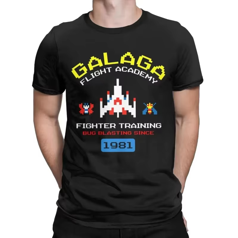 Camiseta Retro Vintage Galaga  - Retro Gaming Style avaliação e preço
