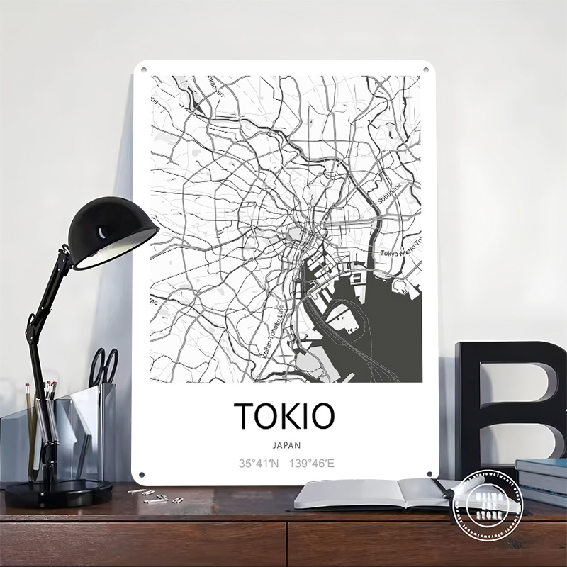 Mapa da Cidade de Tóquio em Pô - Retro Gaming Tokyo avaliação e preço